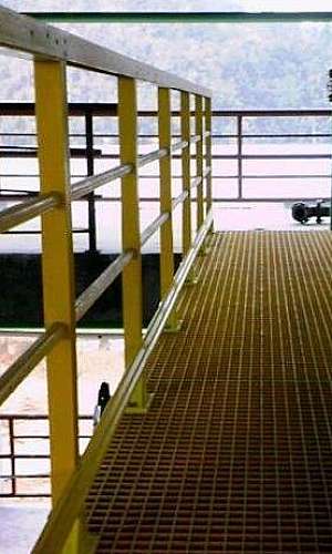 Grade de piso em fibra Grade de piso em fibra