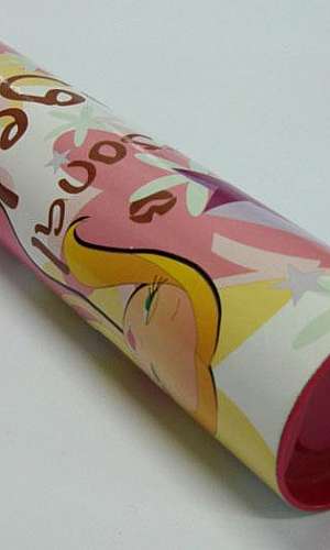 Tubete de papelão com tampa Tubete de papelão com tampa